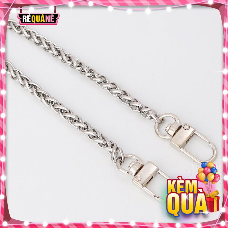 Dây Xích Đeo Túi Xách Xích Đôi 6mm Móc Ổ Khoá RQN2215 - requane