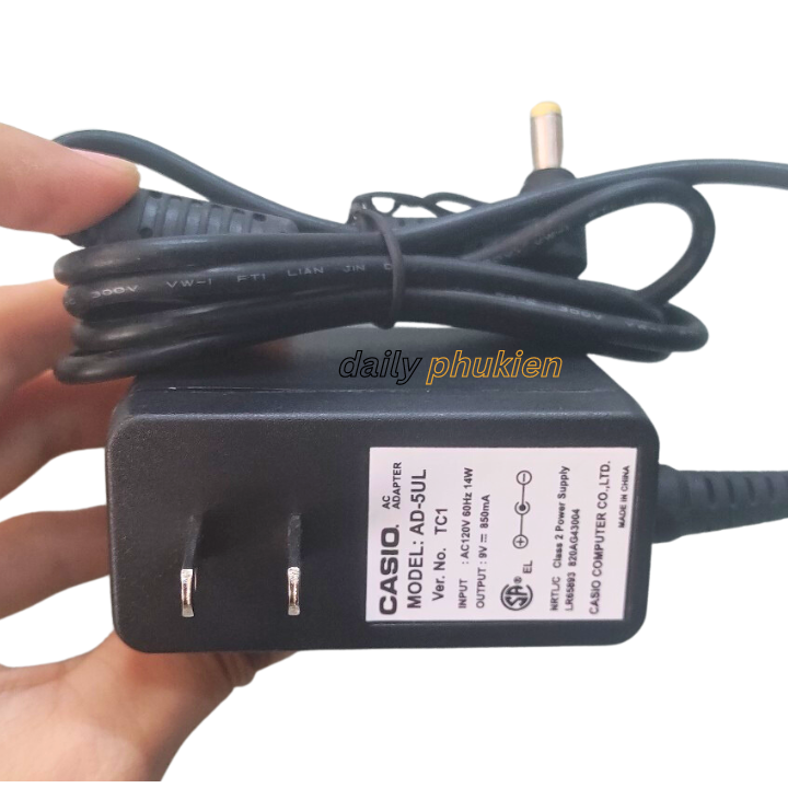 Adapter nguồn đàn casio CTK-481 9V 850mA