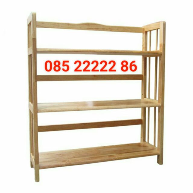 Kệ sách gỗ 80cm - 3 tầng