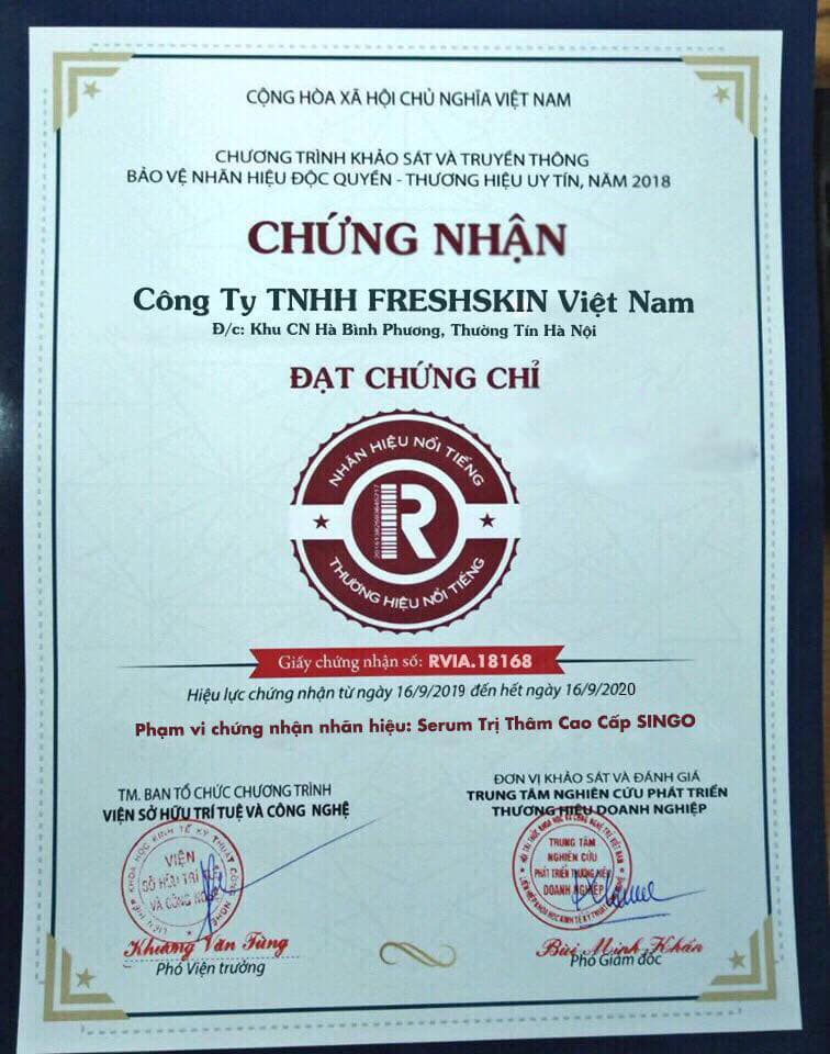 Serum Singo - hỗ trợ các chứng thâm