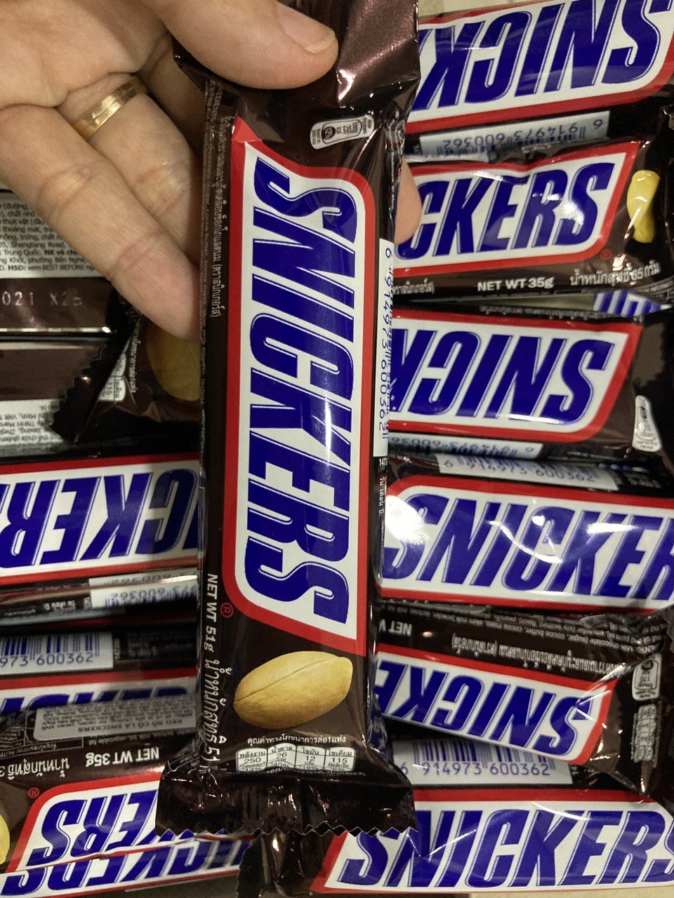 Socola Snickers nhân đậu phộng 35 gram