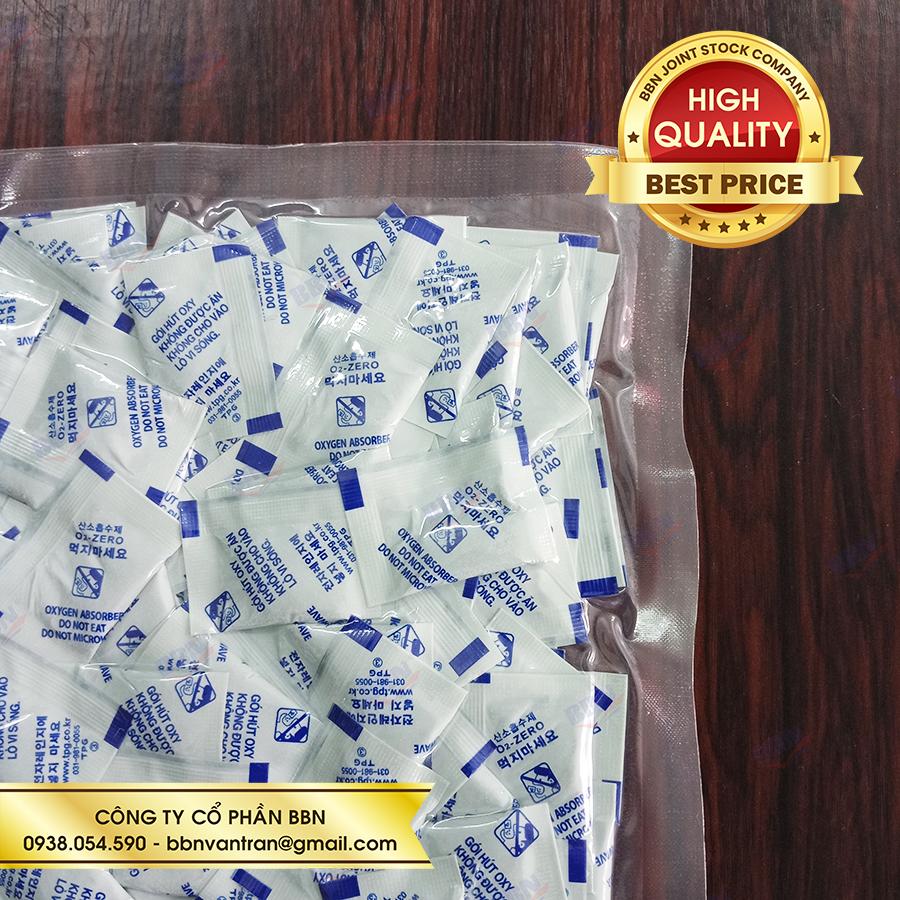 Túi hút oxy 60CC Hàn Quốc dành đóng gói thực phẩm (bộ 300 túi)