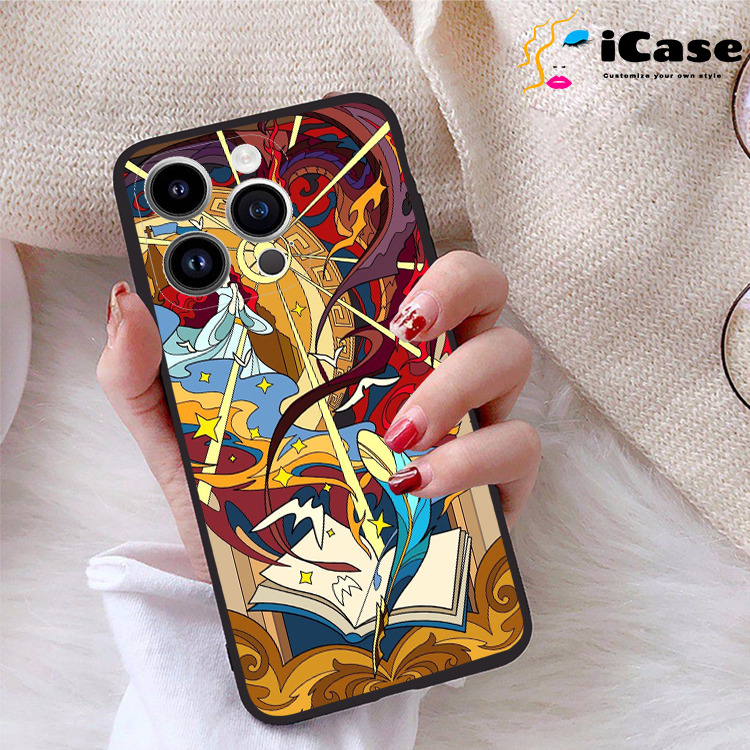 Ốp lưng iPhone 14 Pro viền dẻo TPU BST Purple