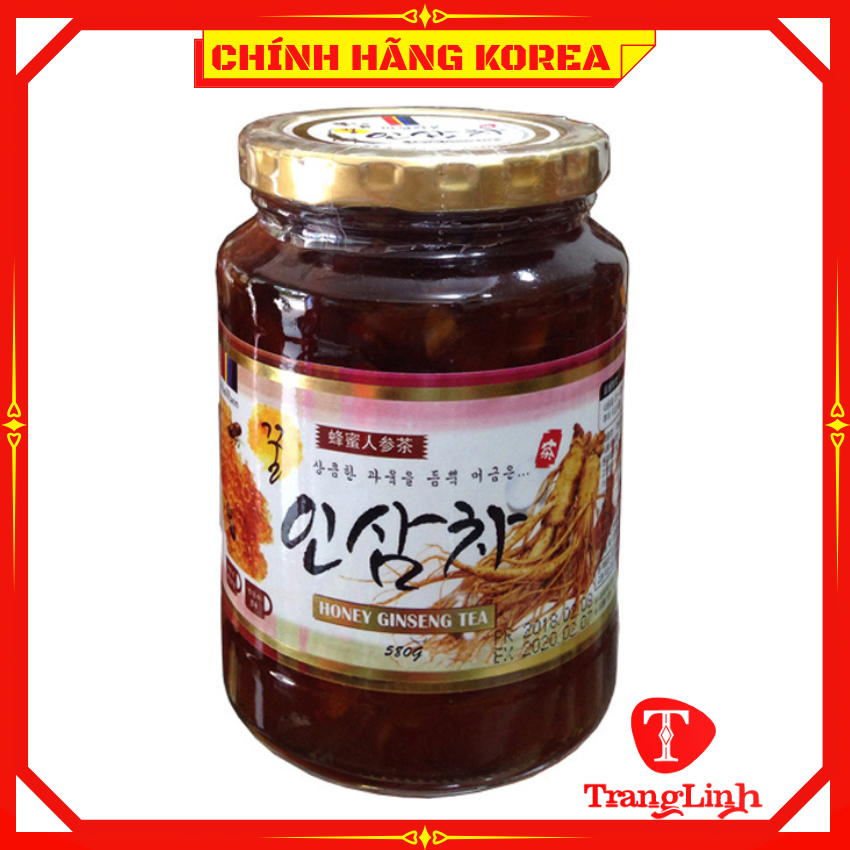 Deluxe Korean fresh ginseng in honey-ginseng in honey for added fitness-tranglinh