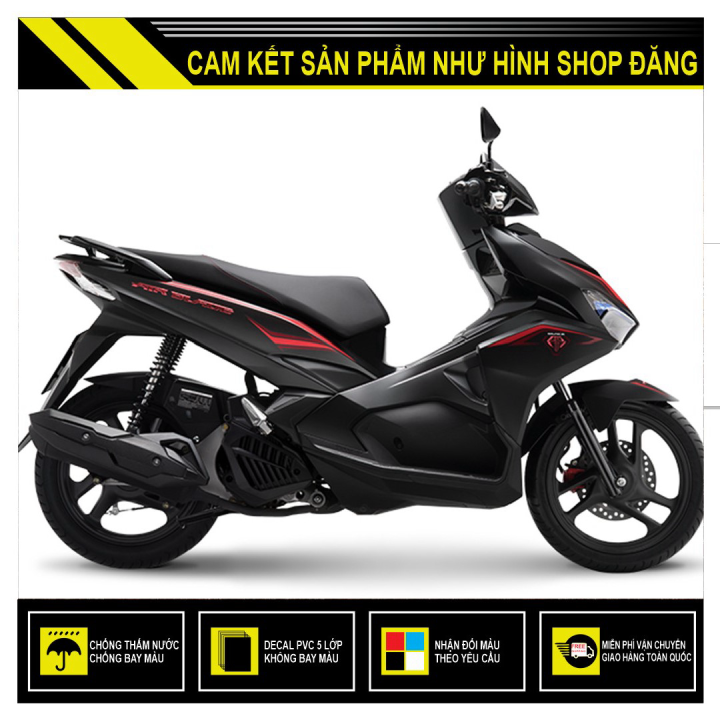 Tem rời airblade mẫu đời 2017 đỏ đen