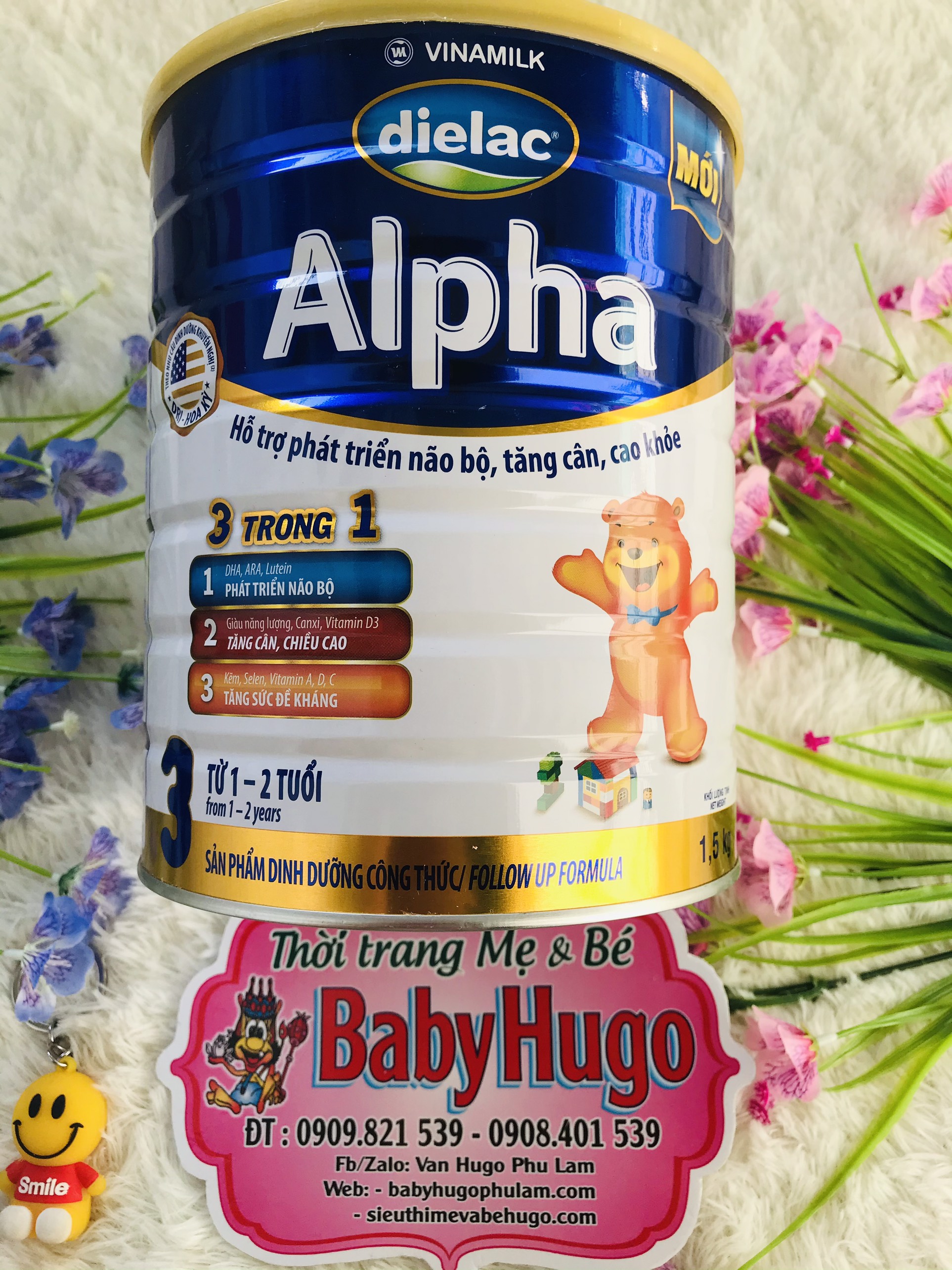 [DATE MỚI] Sữa Bột Dielac 3 (1-3 Tuổi) 1.5 kg
