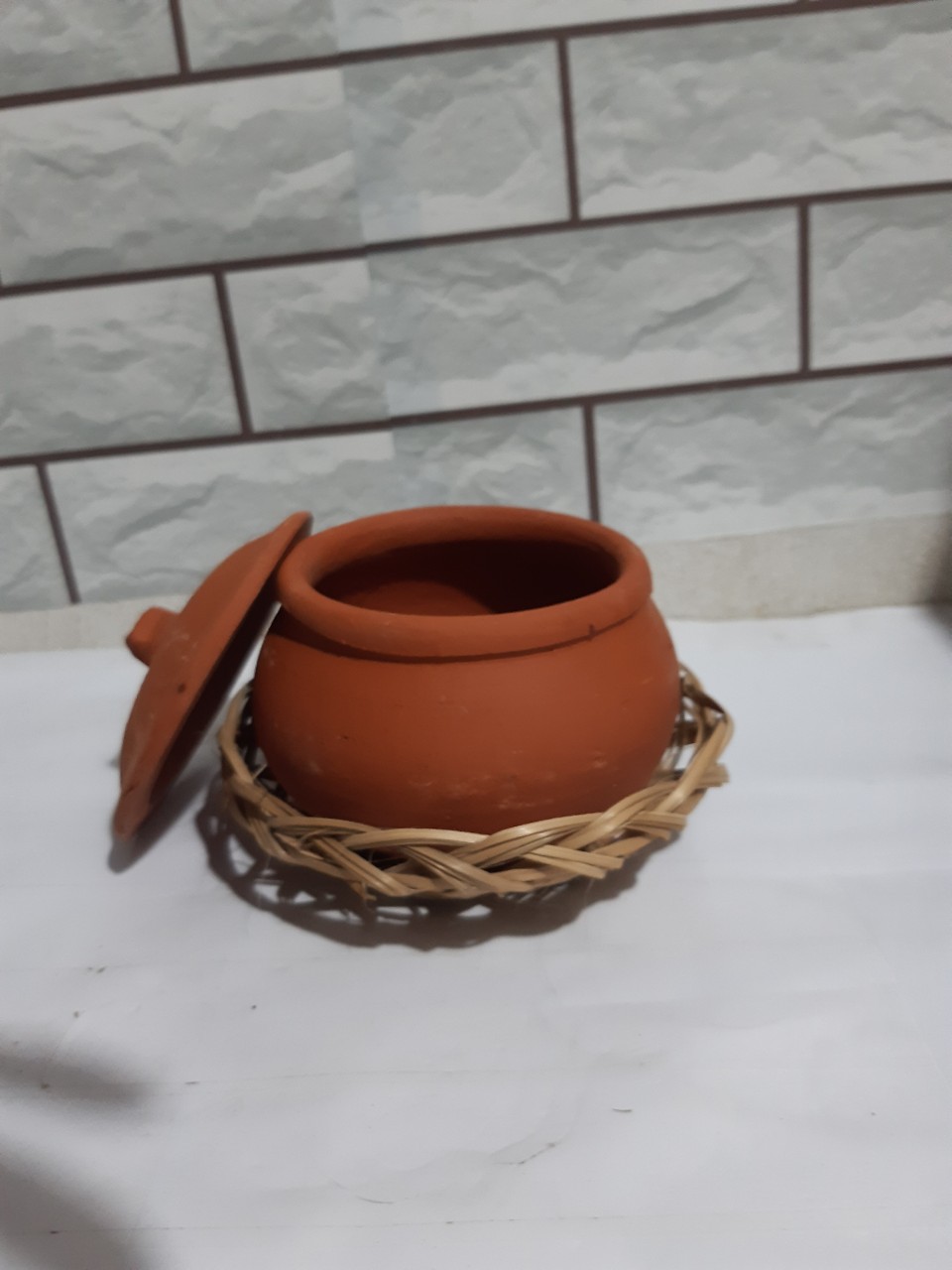 [HCM]Bộ niêu đất và rế 7*12 cm ( loại trung)