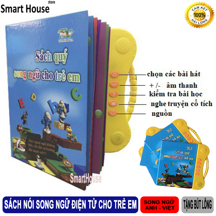 Sale Mạnh - Sách Nói Song Ngữ Anh Việt Cho Trẻ Em