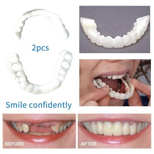 False teeth snap on smile kmdeal