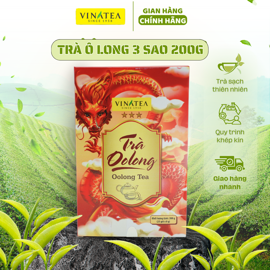 Trà Vinatea Oolong ba sao 200g
