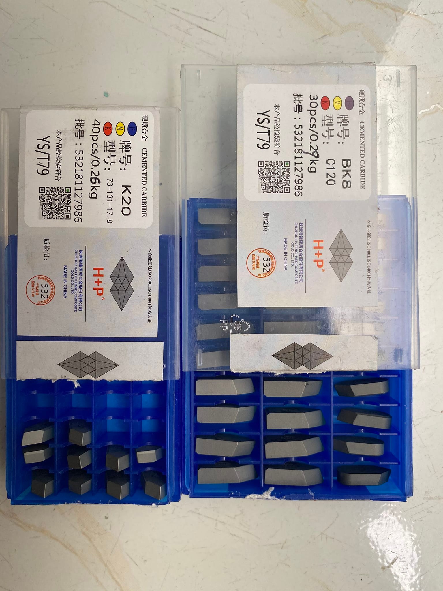 CHÍP HÀN CHUYÊN SẮT THÉP K20 YG6 BK8*8li