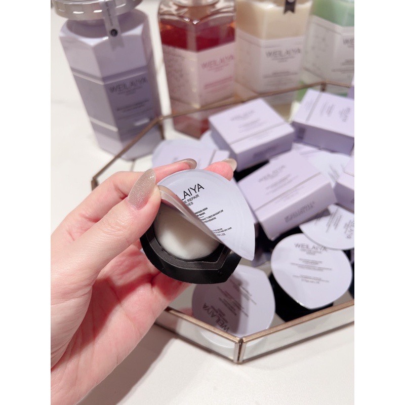 MINI DẦU GỘI + XÃ GỪNG , HÀ THỦ Ô WEILAIYA ,, CHÍNH HÃNG , 10ML HẾT GÀU , HẾT NGỨA , GIÃM RỤNG TÓC , KÍCH MỌC TÓC HIỆU QUẢ . PHỤC HỒI TÓC KHÔ XƠ , HƯ TỔN , TÓC NÁT , TÓC TẨY NHUỘM NHIỀU LẦN , SUÔNG MƯỢT , MỀM MẠI , ÓNG Ả.