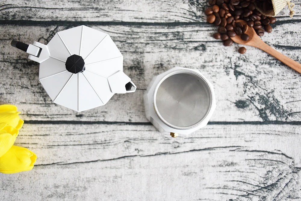 Ấm pha cà phê Moka,bình pha cà phê kiểu Ý