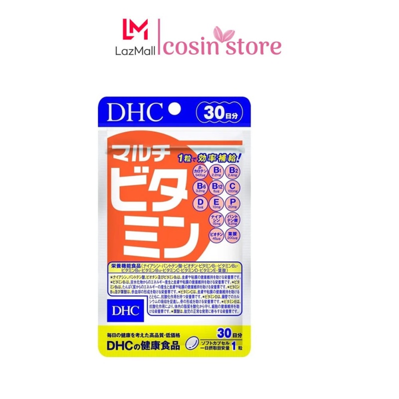 Viên uống Vitamin Tổng Hợp DHC MULTI VITAMINS 30 viên 30 ngày dùng của Nhật - Bổ sung vitamin cần thiết hàng ngày cho cơ thể - Cosin Store nhập khẩu