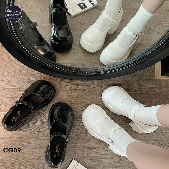 [HÀNG SẴN] [ẢNH THẬT] Giày Marry Jane Đế Cao 10cm Sang Chảnh - CG09