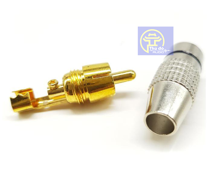 Bộ 4 Đầu hàn Jack AV / RCA / Hoa sen