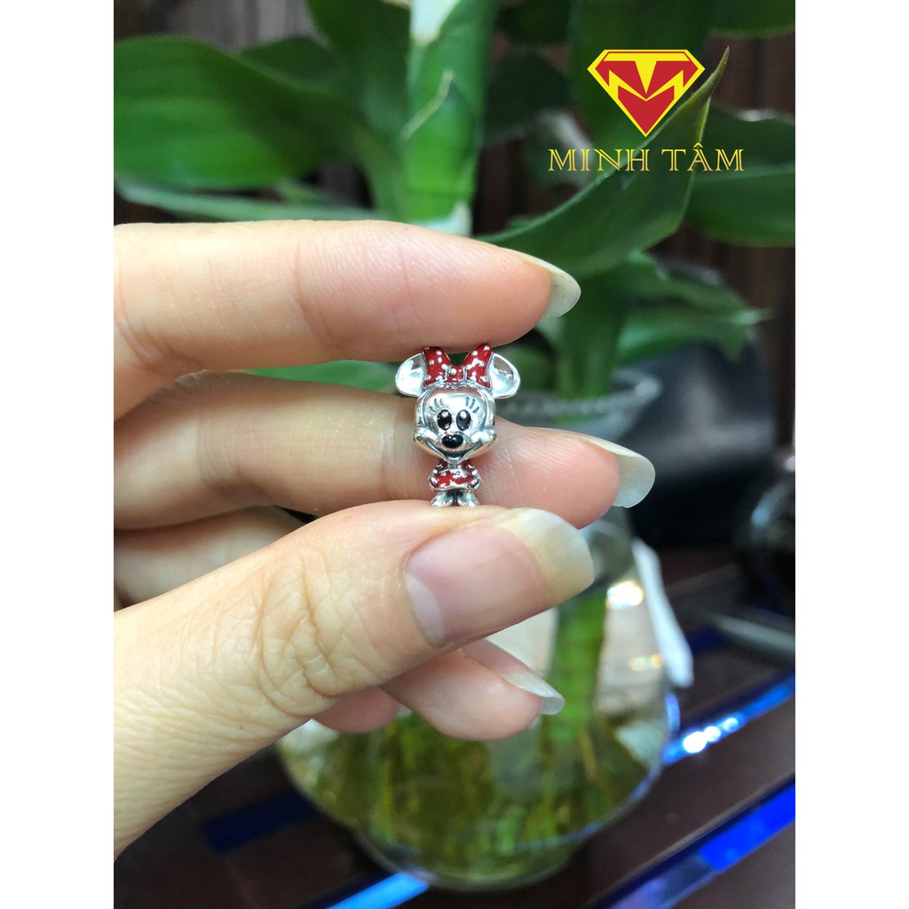PAN- Charm chuột mickey bạc Thái S925