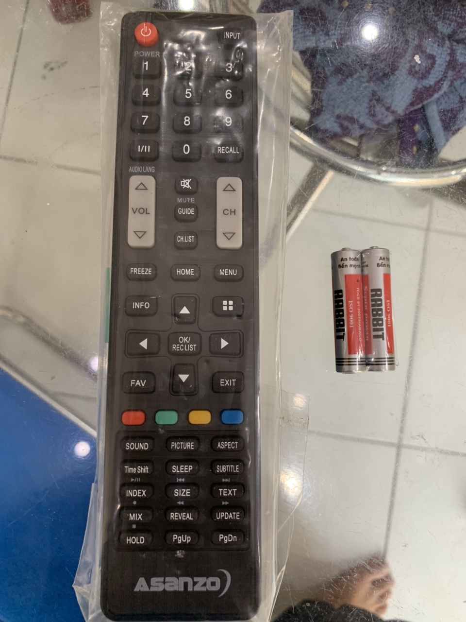 Điều khiển ti vi asanzo smarttv