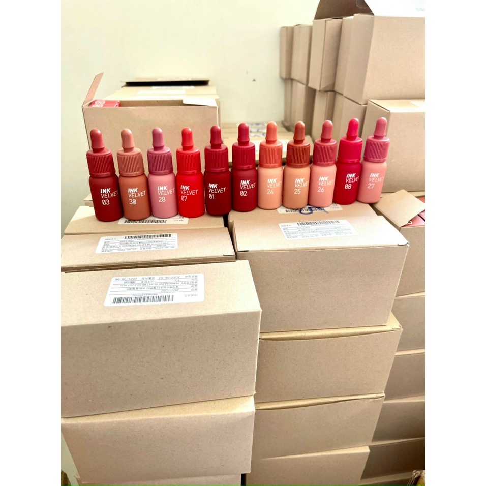 [HOÀN TIỀN 15%]Son Kem Lì Peripera Ink Velvet Dòng Nude