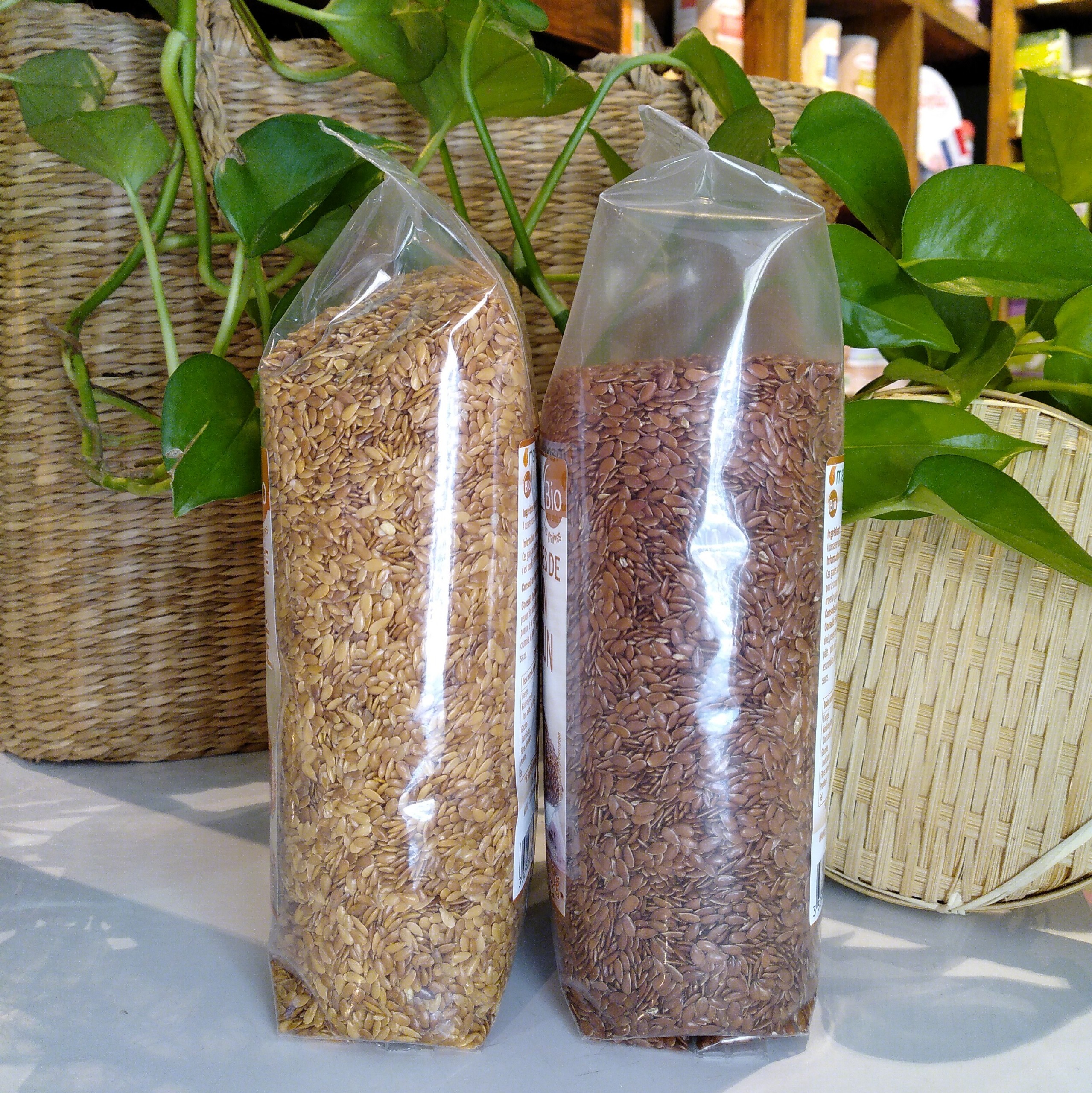[HCM]Hạt Lanh Hữu Cơ Markal 500G (Hạt Lanh Vàng/Hạt lanh nâu) - Leafhouse hcm