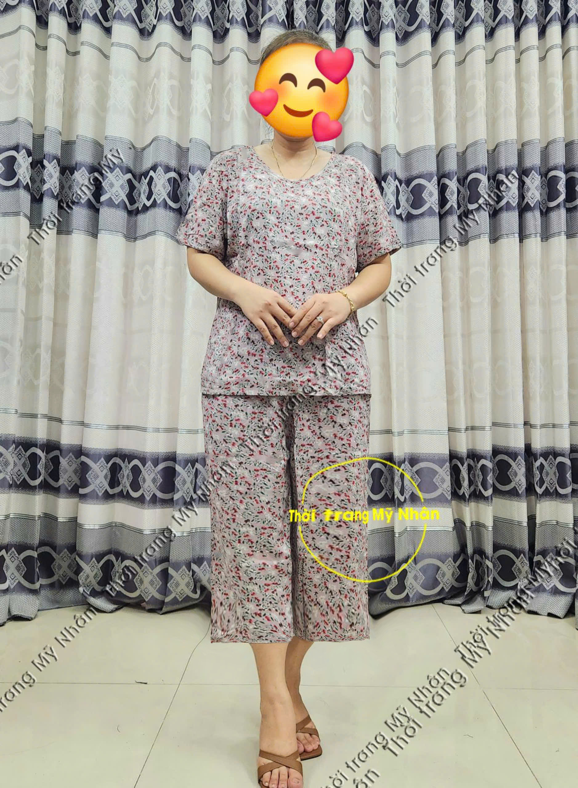 Đồ bộ tole thái lửng trung niên mềm mát đẹp