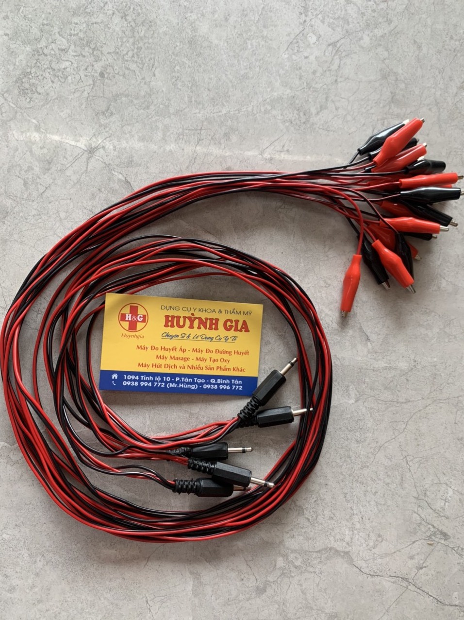 SET 2 DÂY CHÂM CỨU 1 đầu 4 rắc