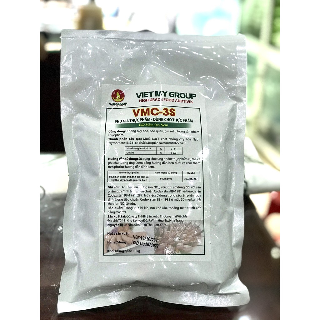 [ VMC 3S] - Chất tạo màu đỏ cho nem chua, xúc xích