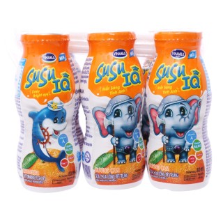 Lốc 6 chai sữa chua uống cam - Dâu SuSu IQ 80ml thumbnail