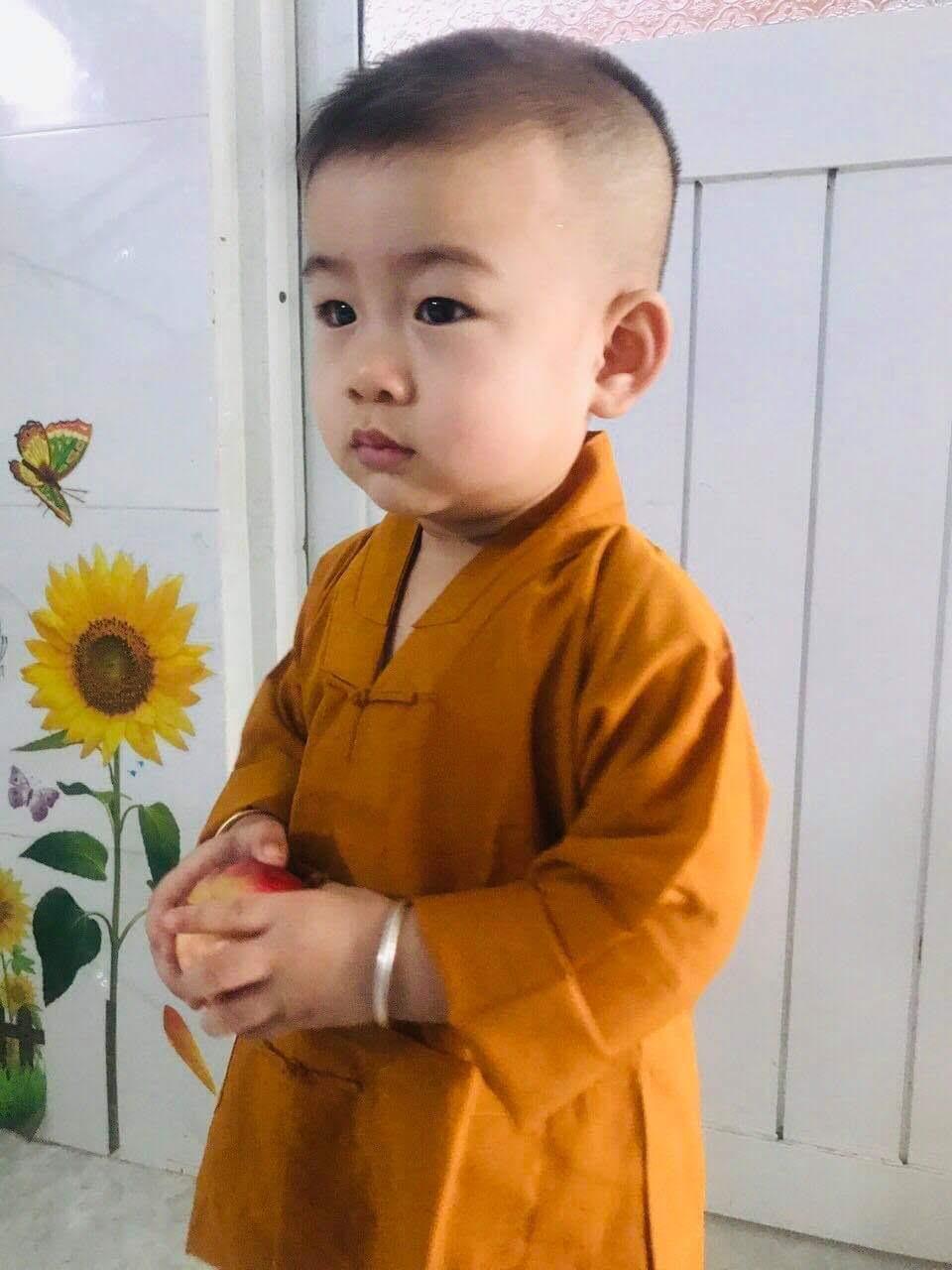 [HCM]Đồ lam đi chùa bé trai