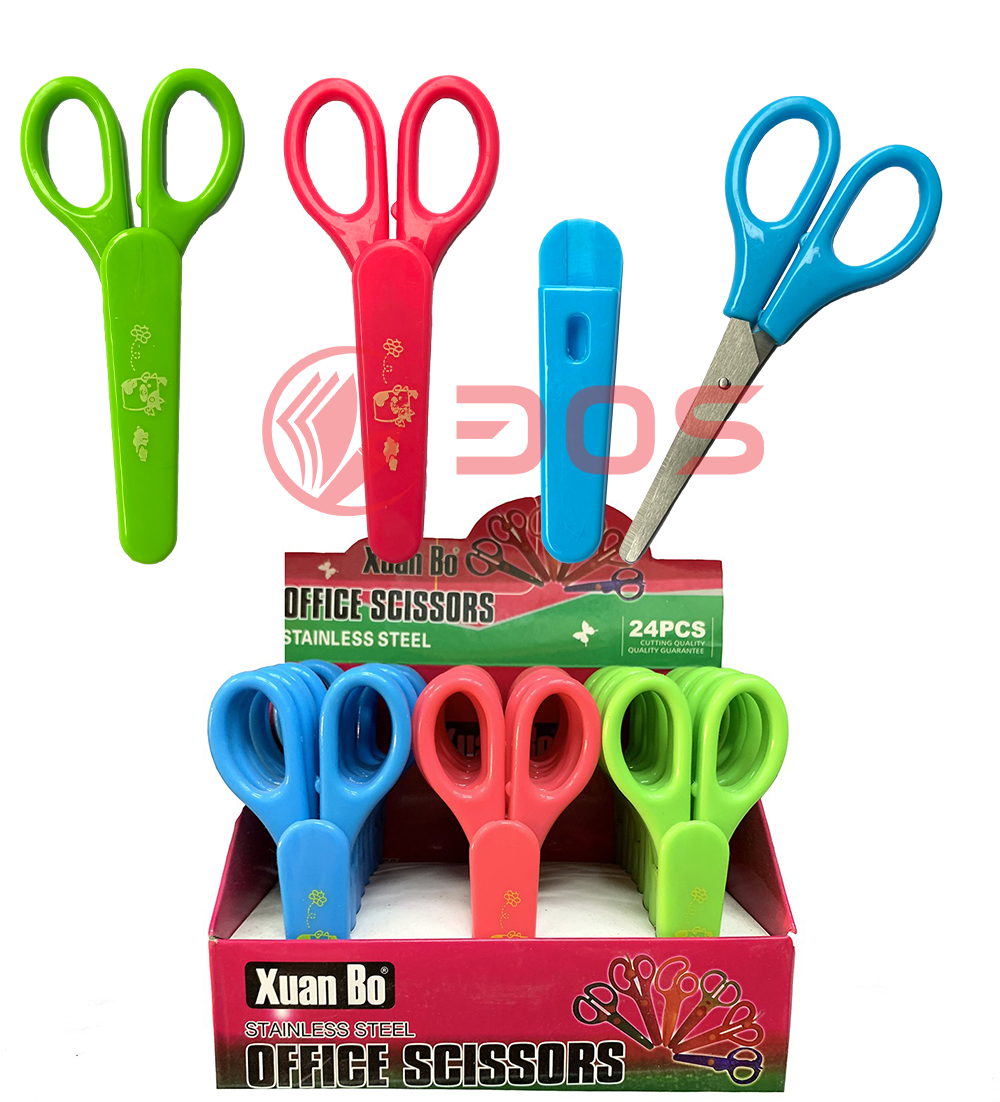 Hộp 24 cây kéo thủ công có nắp xuân bo no.5008 hàng loại 1