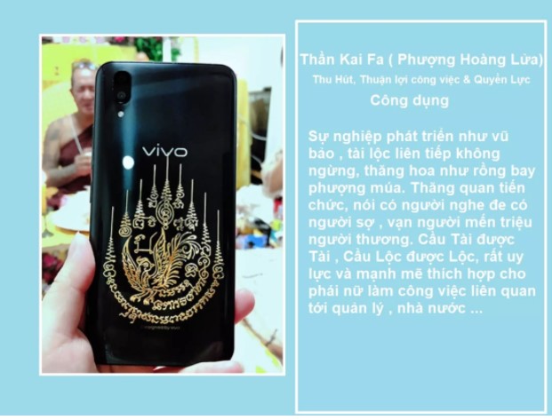 Linh phù PHƯỢNG HOÀNG LỬA THÁI LAN