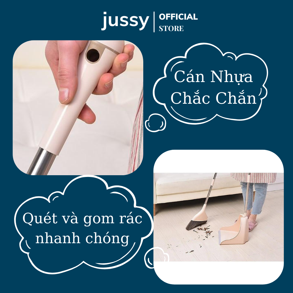 Bộ Chổi & Ky Cao Inochi ( Có Chổi Kèm Ky )