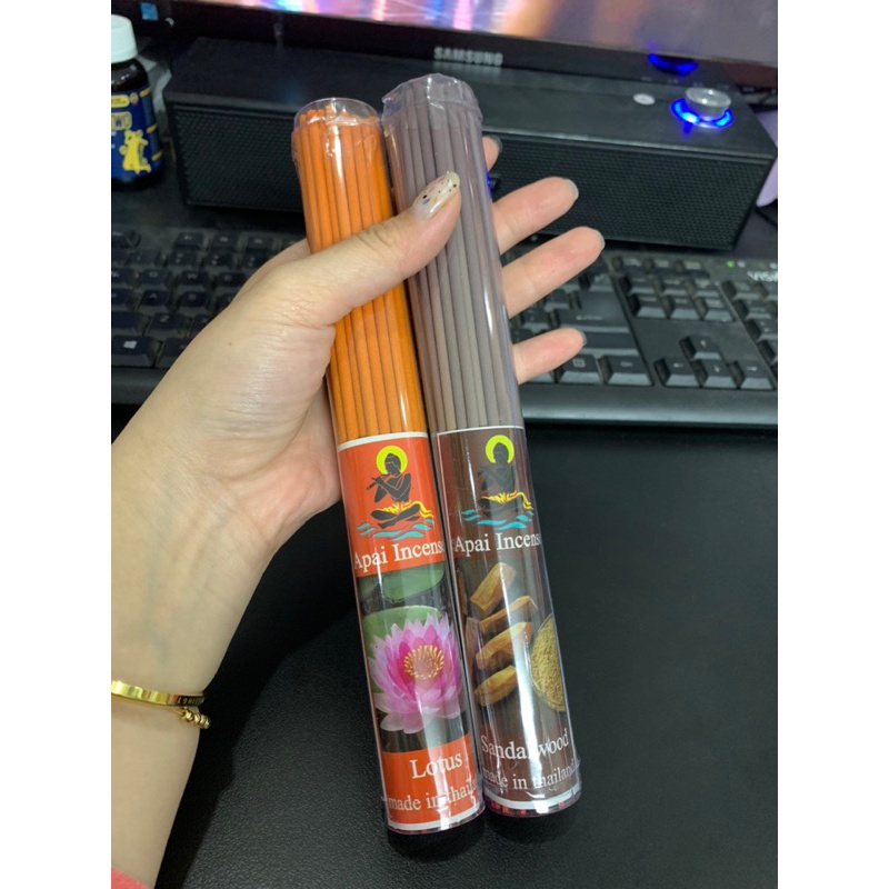 [ĐỦ MÙI] Nhang Thơm Aroma Incense Thái Lan 20cm (Bó 50 cây/ mỗi bó 1 hương)