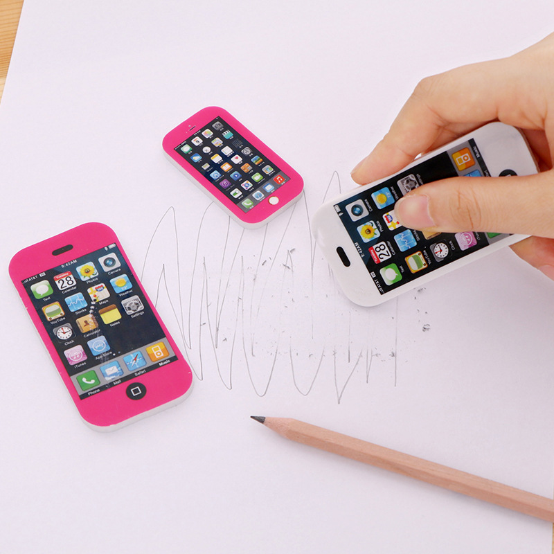 SET 10 Tẩy / gôm bút chì hình iphone cute