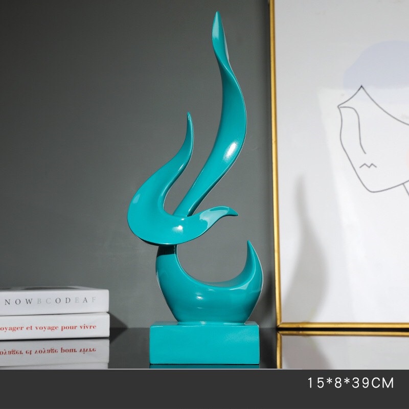 Tượng trang trí decor nhà cửa, phòng khách hình ngọn lửa
