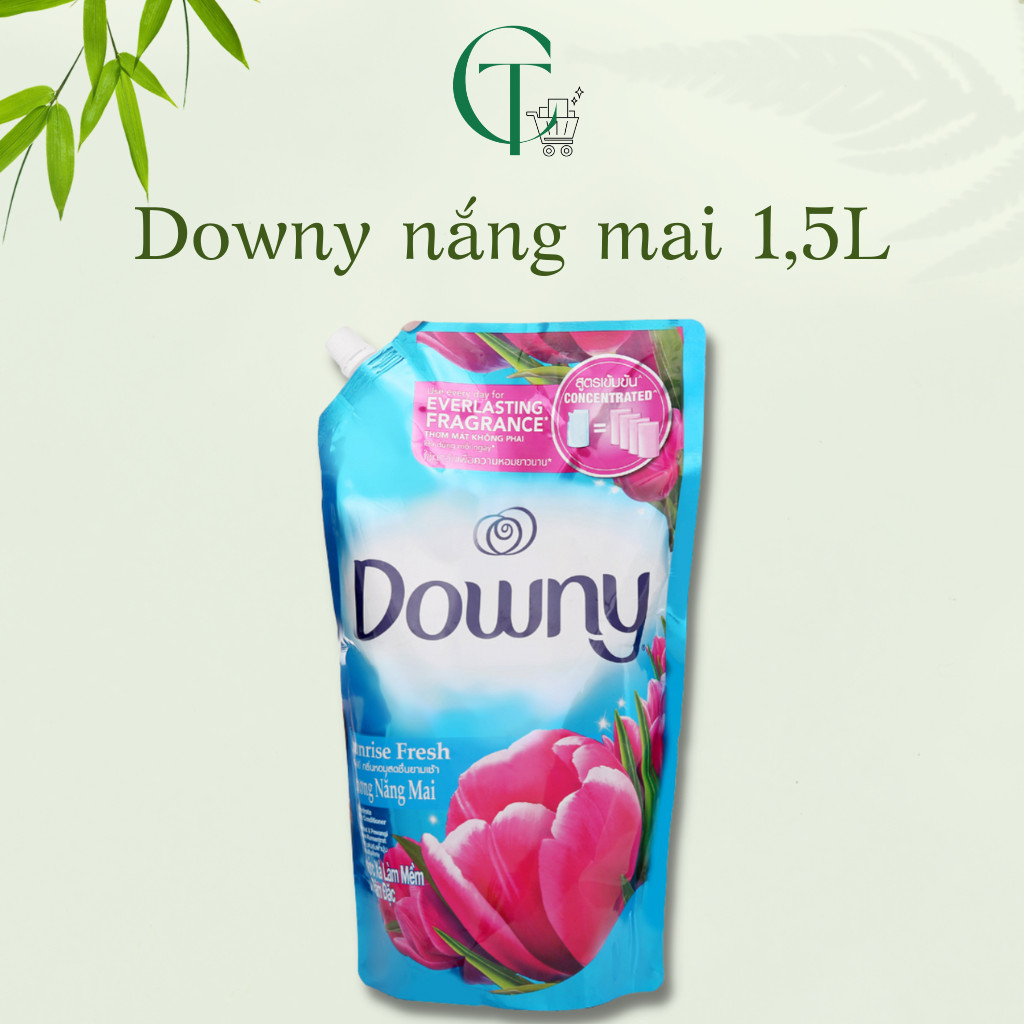 Nước xả downy tinh dầu thiên nhiên túi 1,35l/1,5l