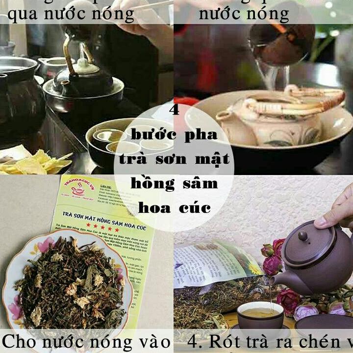 1kg trà sơn mật hồng sâm