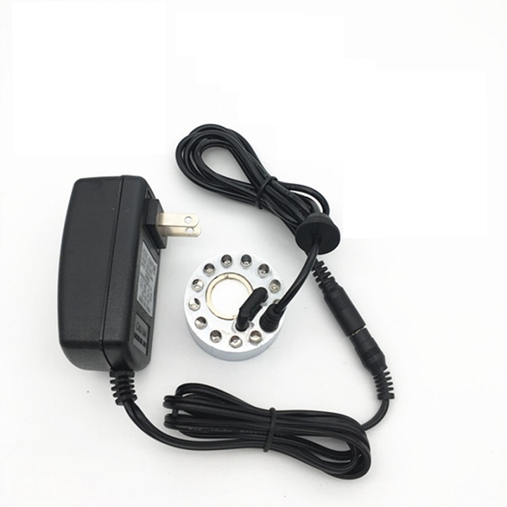 Máy Phun Sương Tạo Khói Mini + Adapter + Đèn Led