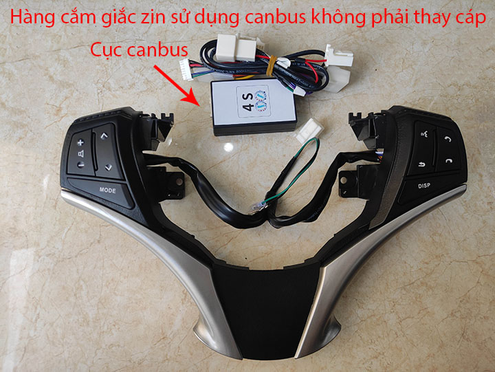 Khiển vô lăng vios /yaris 2014 -2015-2016-2017, hàng cắm giắc zin không thay cáp . Có sơ đồ lắp đặt và kỹ thuật viên hướng dẫn bằng video
