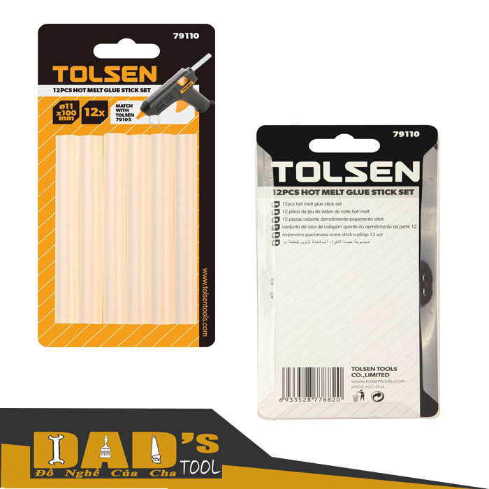 [HCM]HỘP 12 KEO NẾN 100mm - TOLSEN 79110/38078