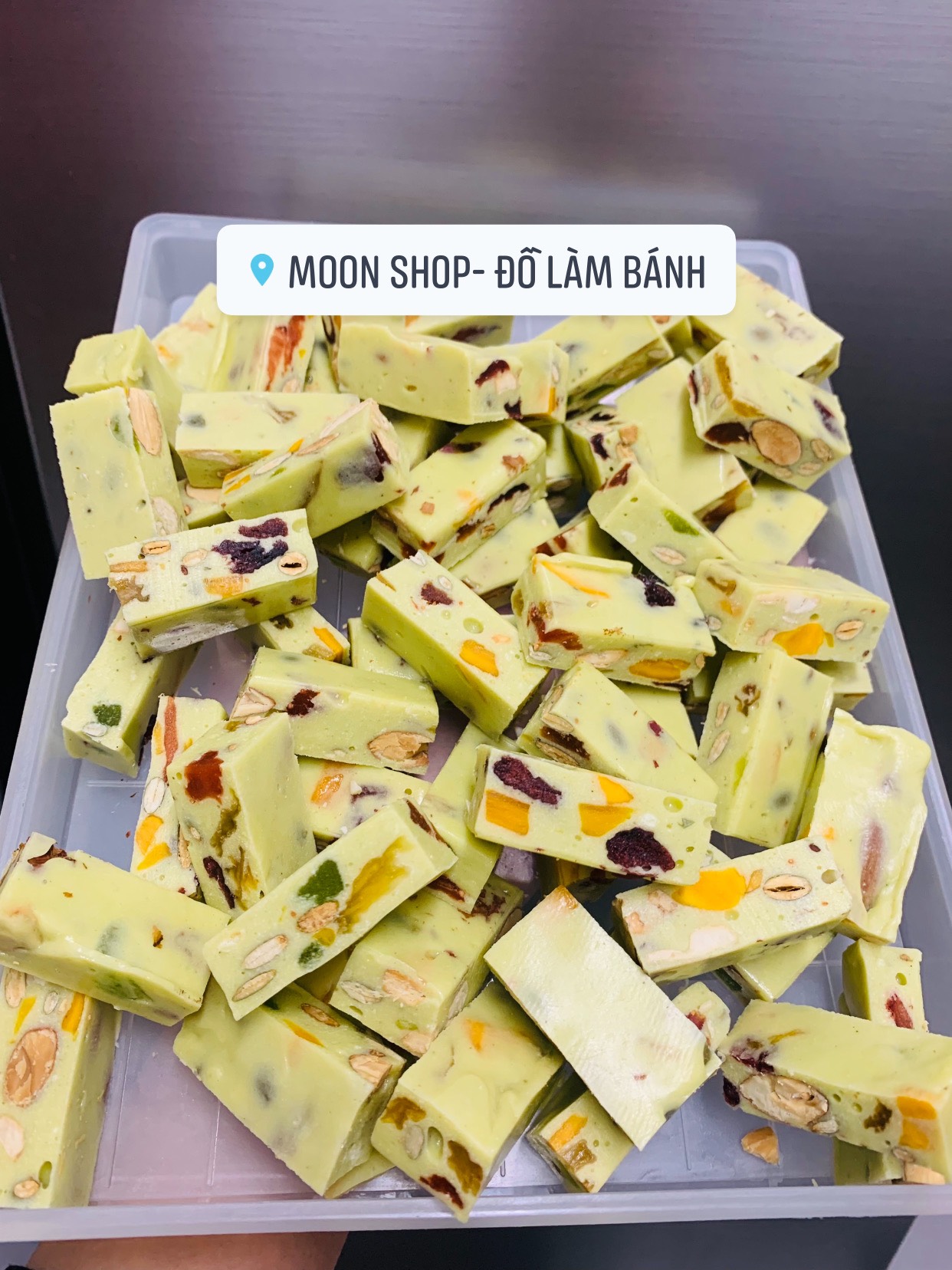 Set nguyên liệu làm kẹo Nougat( kẹo Hạnh phúc)