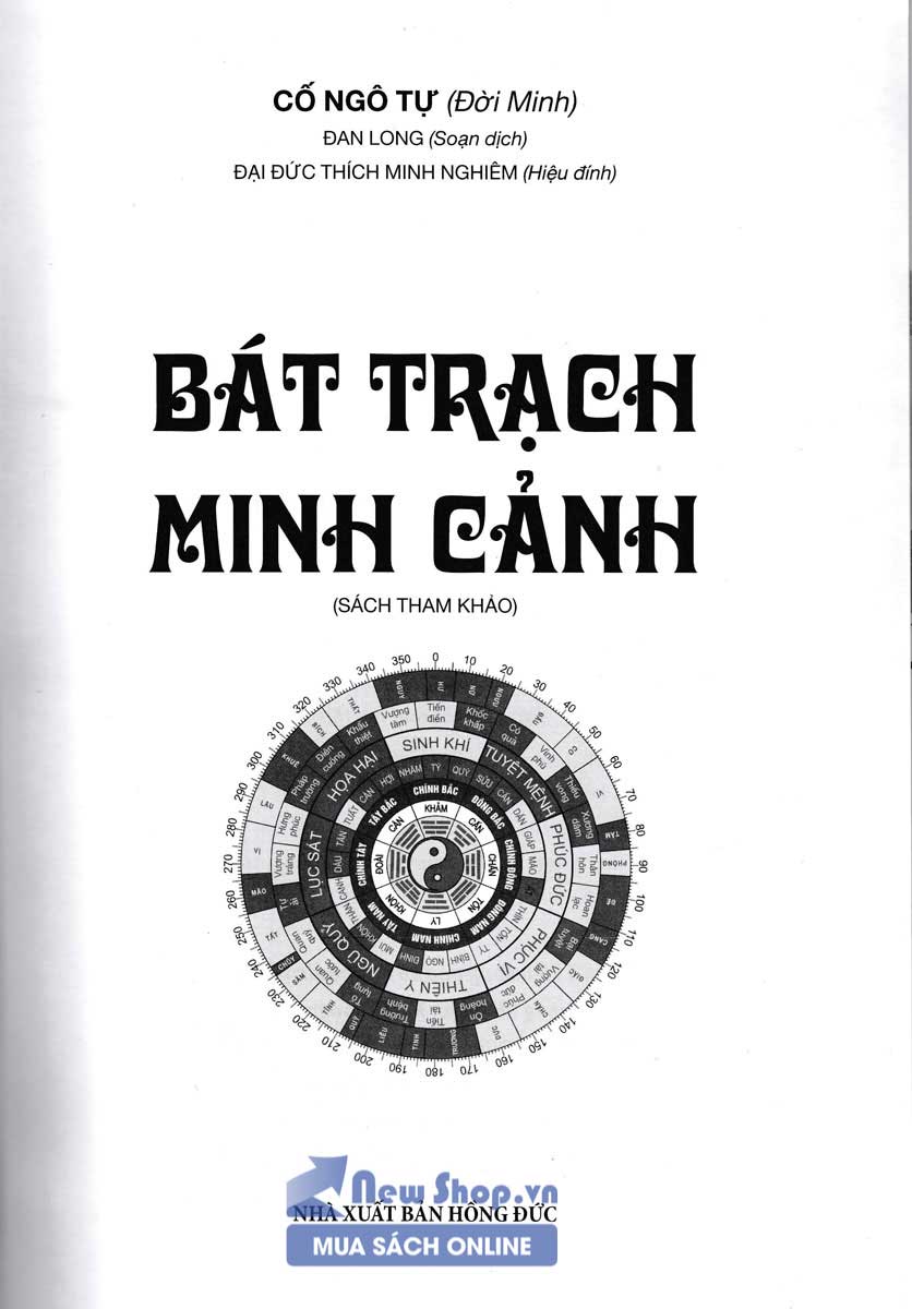 Sách Bát Trạch Minh Cảnh (Bìa Cứng) - Newshop