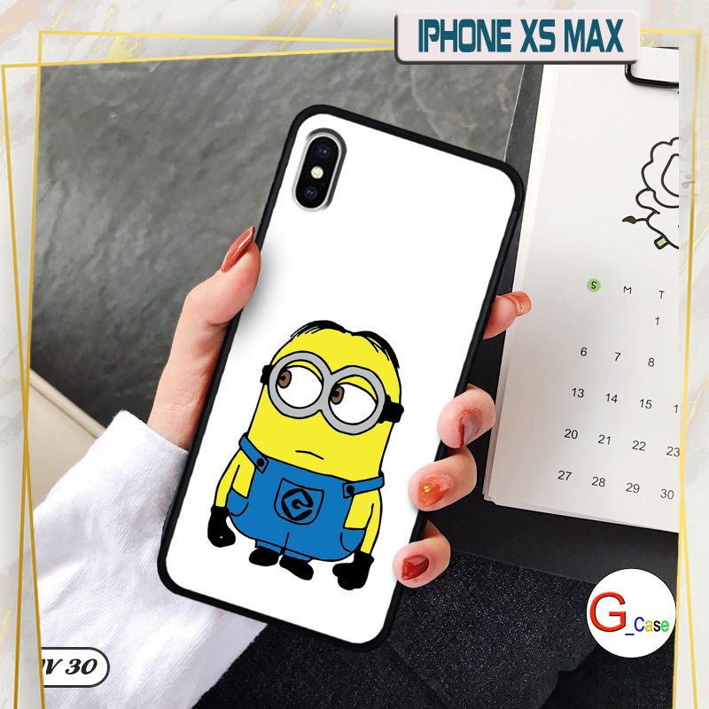 Ốp Iphone Xs Max lưng nhám -ngộ nghĩnh