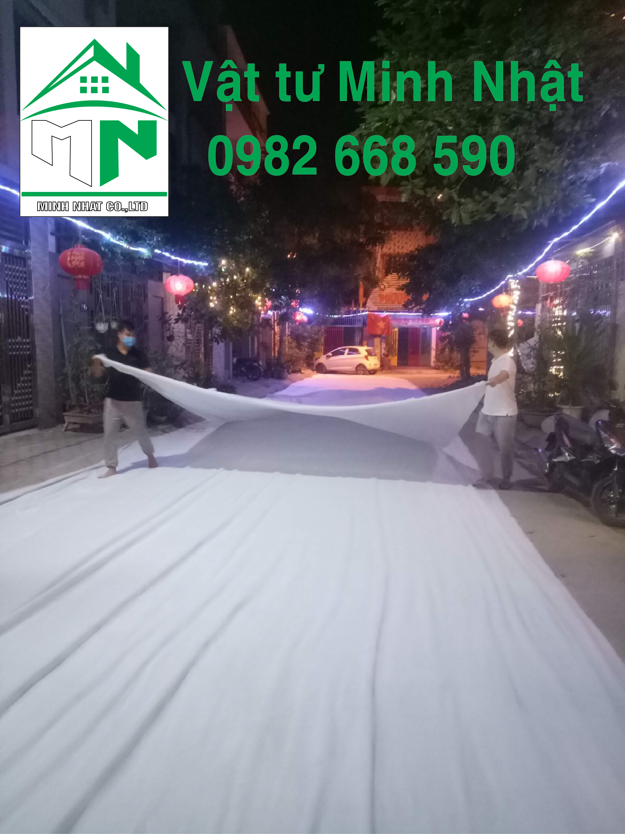 20m2 vải địa kỹ thuật trồng cây (khổ 4m cắt dài 5m)