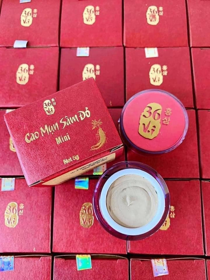 Cao MỤN Sâm Đỏ - Hộp nhỏ 5g