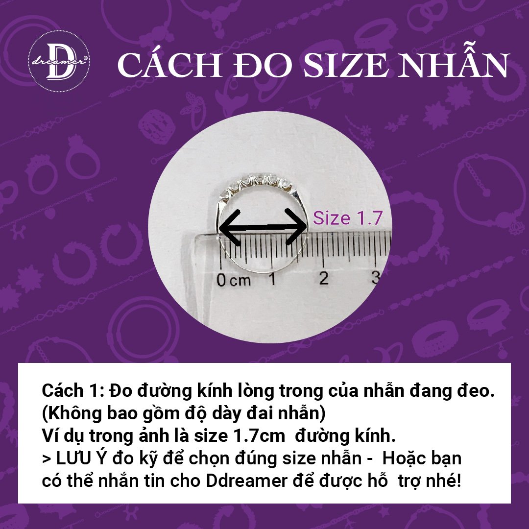 Nhẫn Ngón Út Bạc 925 Hình Zig Zac Thunder Ddreamer 1281Nt