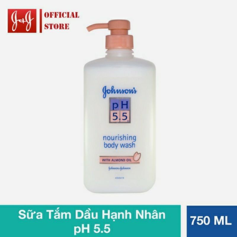 Sữa tắm johnson’s ph 5.5 chai 750ml
