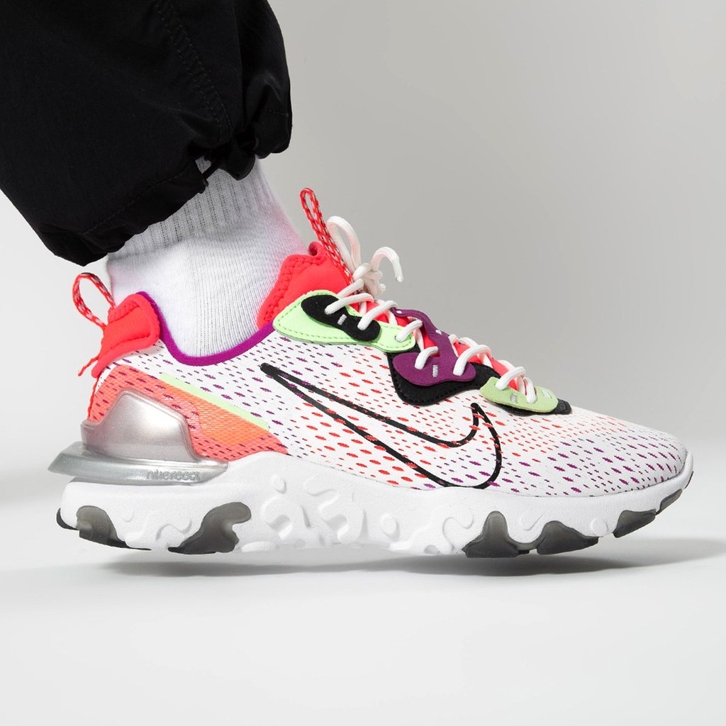 [HCM]Giày Sneaker Thể Thao Chạy Bộ REACT VISION D/MS/X MULTICOLOR (Authentic 100%)
