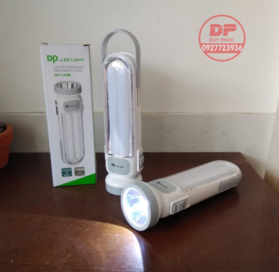 Đèn Pin Cầm Tay ,Đèn Pin Led Sạc Điện Cao Cấp 3 Chế Độ DP 7102b