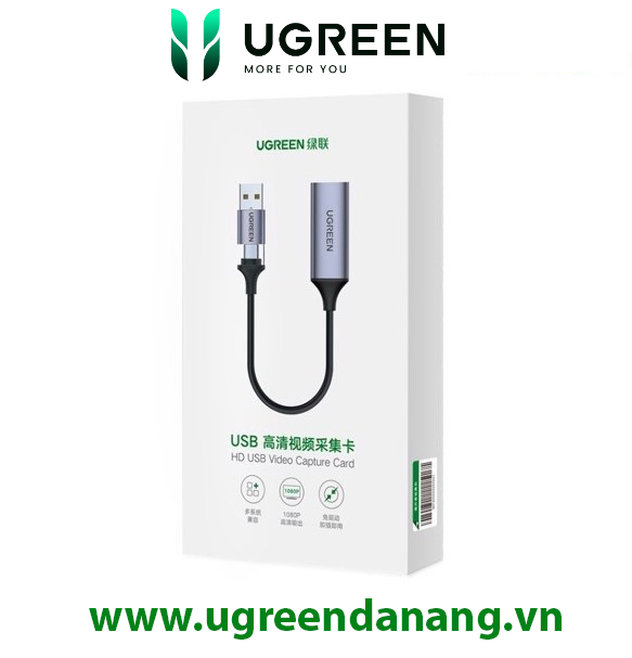 USB Capture HDMI, live streaming 1080P HDMI to USB 2.0, Type-C Ugreen 40189